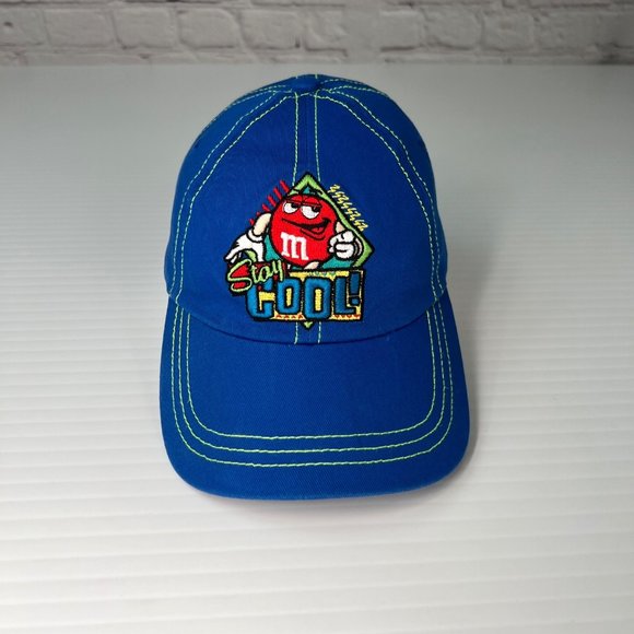 M&M's World Hat Boys Strap Back Stay Cool Embroidered Adjustable Baseball Cap - Picture 2 of 8